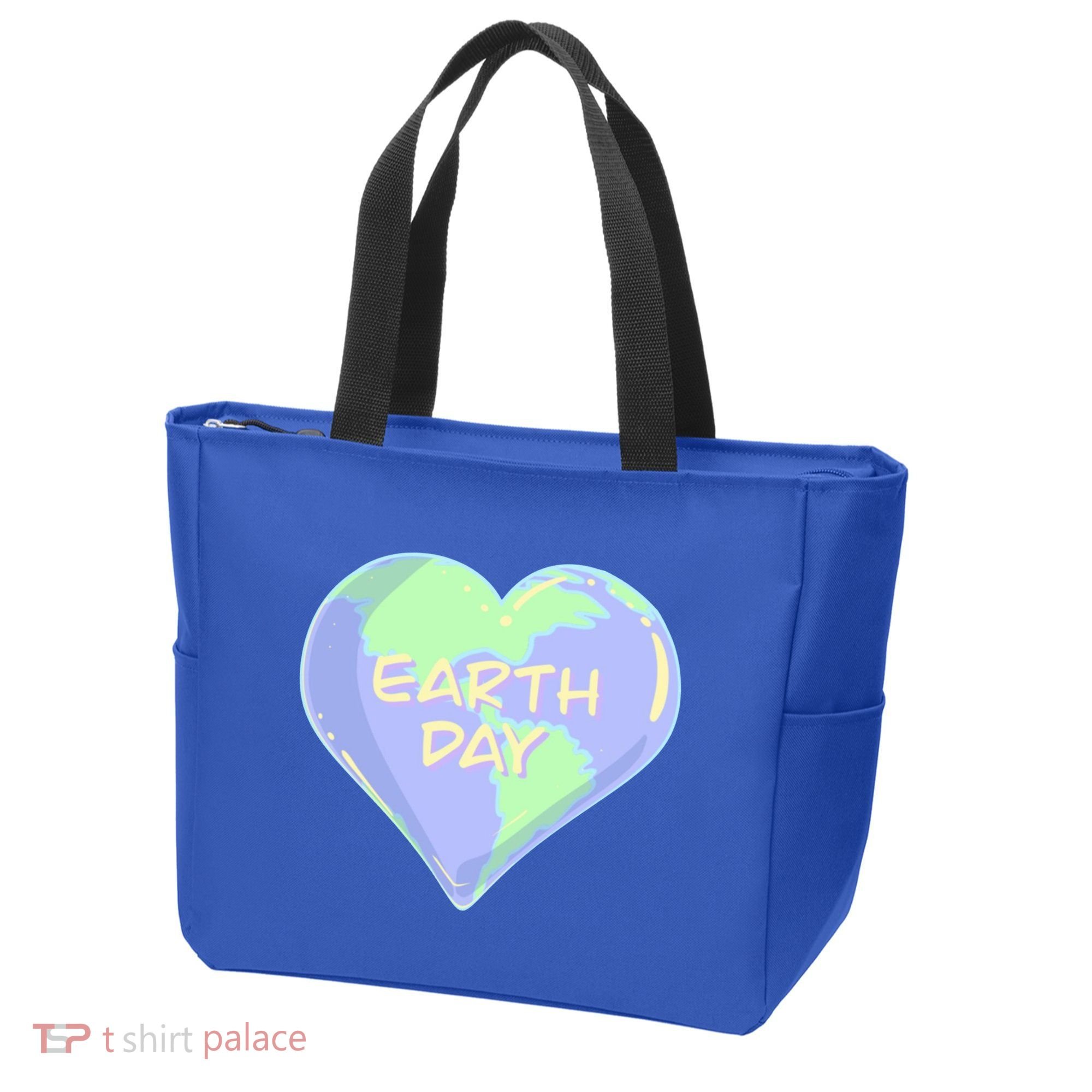 Cute Earth Day World Heart Tote Bag
