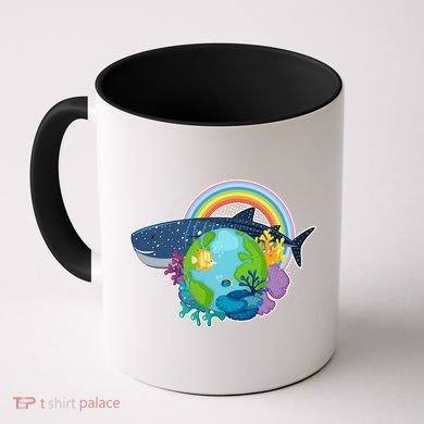 Colorful Earth Day Ocean Sea Life Coffee Mug