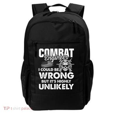 Combat Engineer Distressed American Flag U.S. Military Backpack