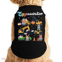 Cute Easter Eggscavator Construction Bunny Rabbits Doggie Tank thumb 0