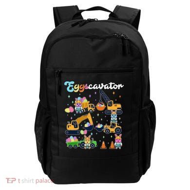 Cute Easter Eggscavator Construction Bunny Rabbits Backpack