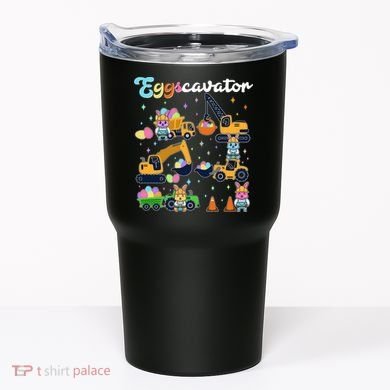 Cute Easter Eggscavator Construction Bunny Rabbits Tumbler