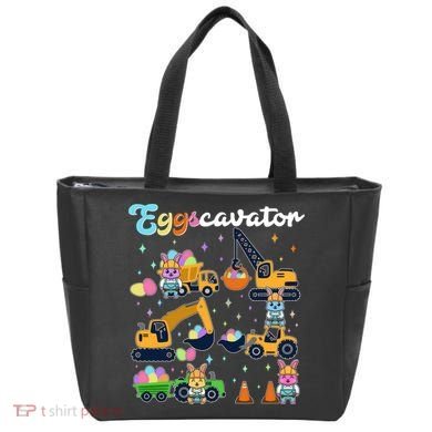 Cute Easter Eggscavator Construction Bunny Rabbits Tote Bag