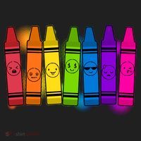 Cute Emotions Emoji Crayons Women's Sweatshirt thumb 2