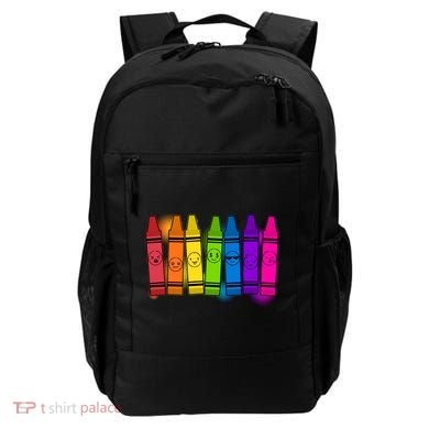 Cute Emotions Emoji Crayons Backpack