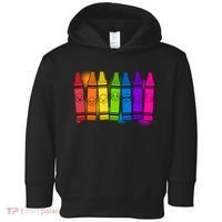Cute Emotions Emoji Crayons Toddler Hoodie thumb 0