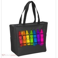 Cute Emotions Emoji Crayons Tote Bag thumb 2