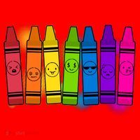 Cute Emotions Emoji Crayons Santa Hat thumb 1