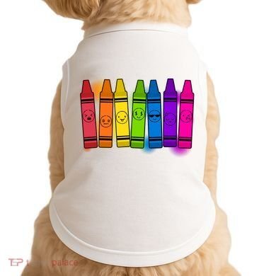 Cute Emotions Emoji Crayons Doggie Tank