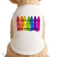 Cute Emotions Emoji Crayons Doggie Tank thumb 0