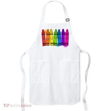 Cute Emotions Emoji Crayons Apron