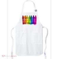 Cute Emotions Emoji Crayons Apron thumb 0