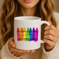 Cute Emotions Emoji Crayons Coffee Mug thumb 3