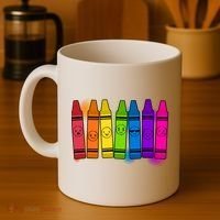Cute Emotions Emoji Crayons Coffee Mug thumb 4