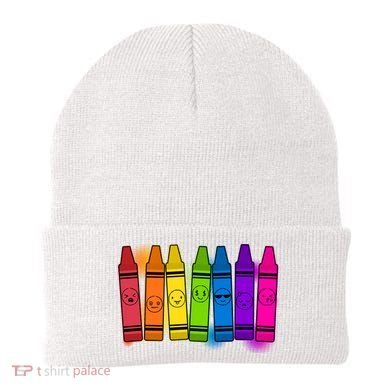 Cute Emotions Emoji Crayons Beanie