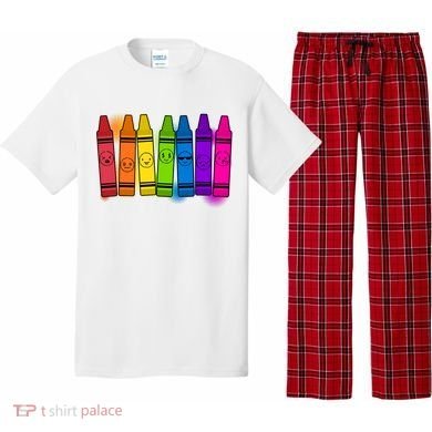 Cute Emotions Emoji Crayons Pajama Set