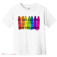 Cute Emotions Emoji Crayons Toddler T-Shirt thumb 0