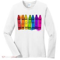 Cute Emotions Emoji Crayons Women's Long Sleeve Shirt thumb 0