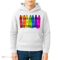 Cute Emotions Emoji Crayons Kids Hoodie thumb 4