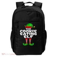 Cookie Eating Elf Matching Family Group Christmas Party Pj Backpack thumb 0