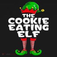 Cookie Eating Elf Matching Family Group Christmas Party Pj Baby Bodysuit thumb 2