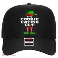 Cookie Eating Elf Matching Family Group Christmas Party Pj Hat thumb 0