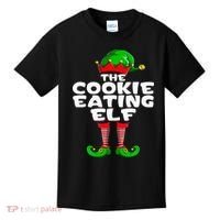 Cookie Eating Elf Matching Family Group Christmas Party Pj Kids T-Shirt thumb 0