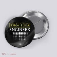 Chemical Engineer Engineering Gifts Button thumb 0