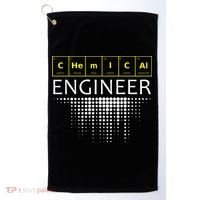 Chemical Engineer Engineering Gifts Golf Towel thumb 0