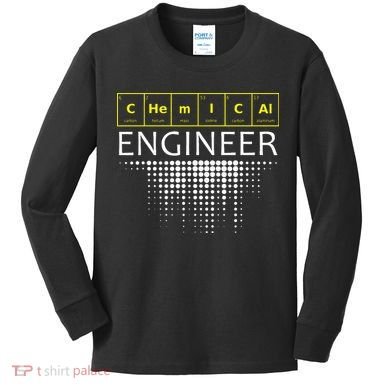 Chemical Engineer Engineering Gifts Kids Long Sleeve Shirt