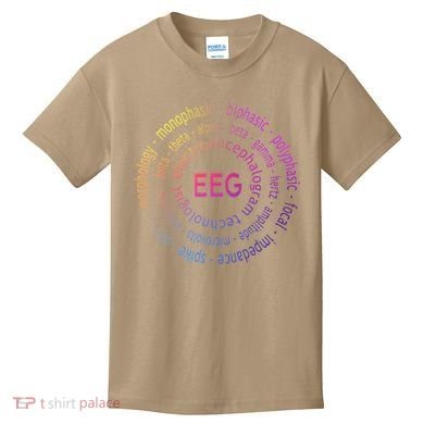 Colorful EEG - EEG Appreciation - EEG Pediatric Kids T-Shirt
