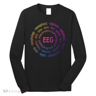 Colorful EEG - EEG Appreciation - EEG Pediatric Appreciation Long Sleeve Shirt