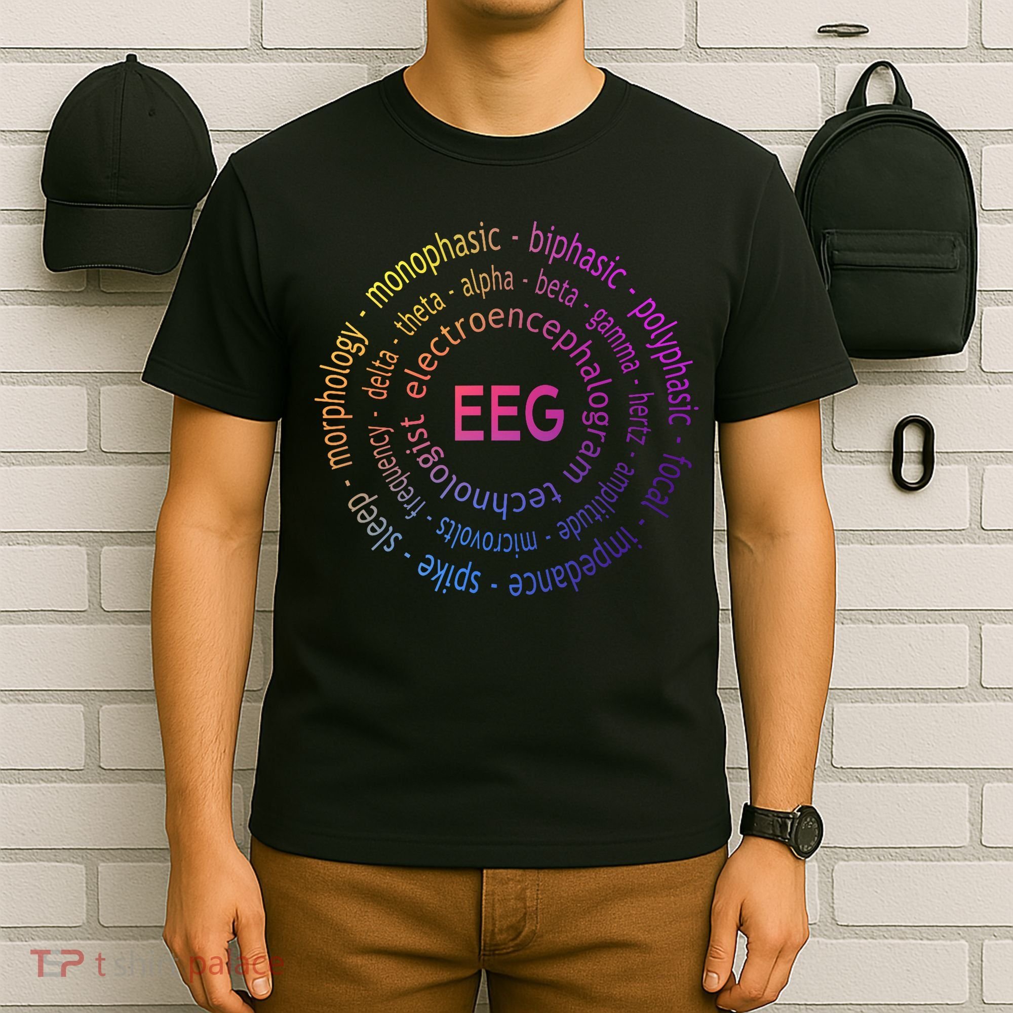 Colorful EEG - EEG Appreciation - EEG Pediatric Appreciation T-Shirt