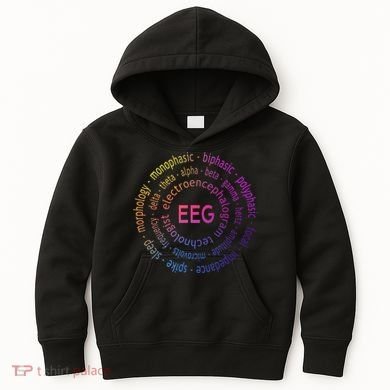 Colorful EEG - EEG Appreciation - EEG Pediatric Appreciation Kids Hoodie