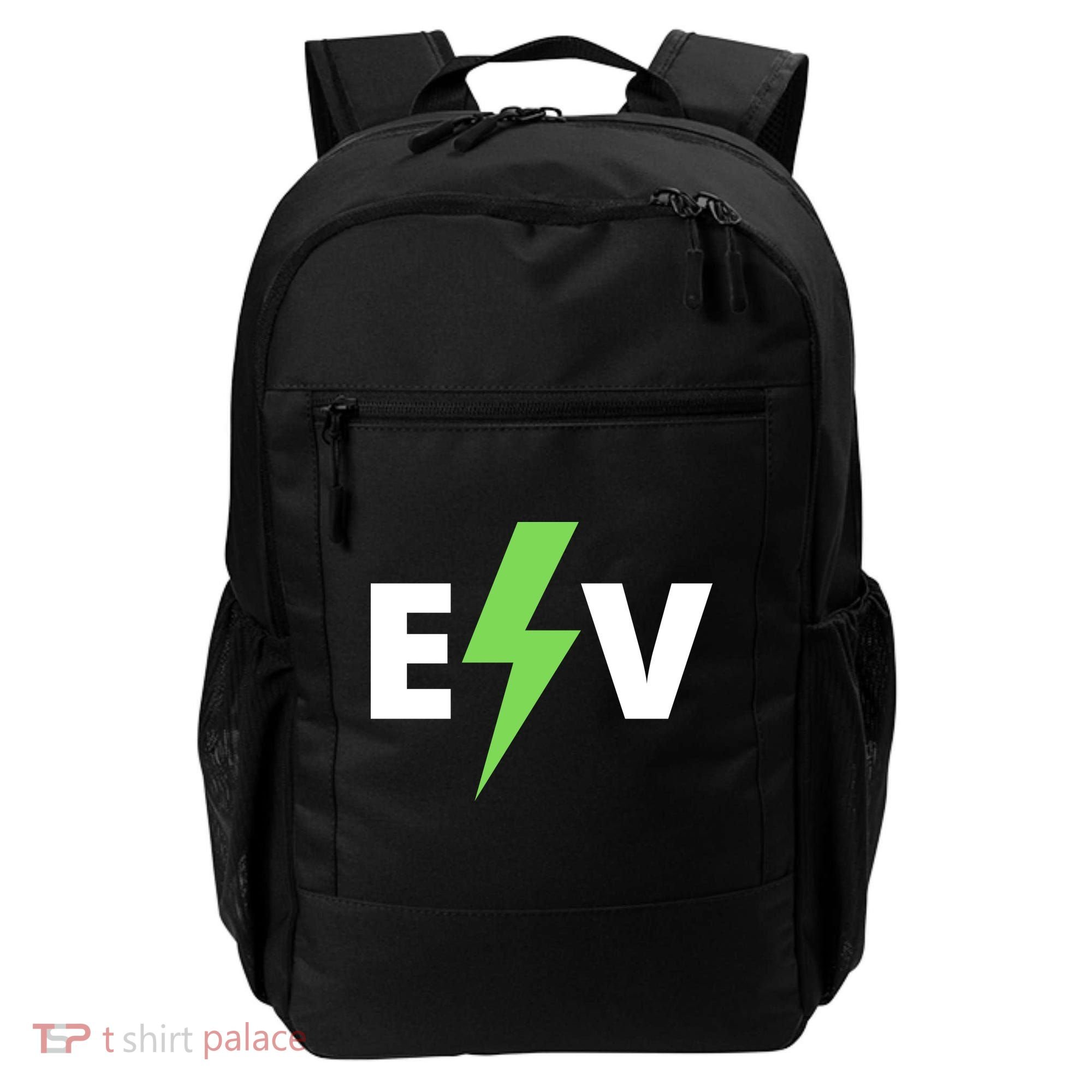 Cool EV Electric Vehicle, EV Life, Funny Electric Vehicle Backpack
