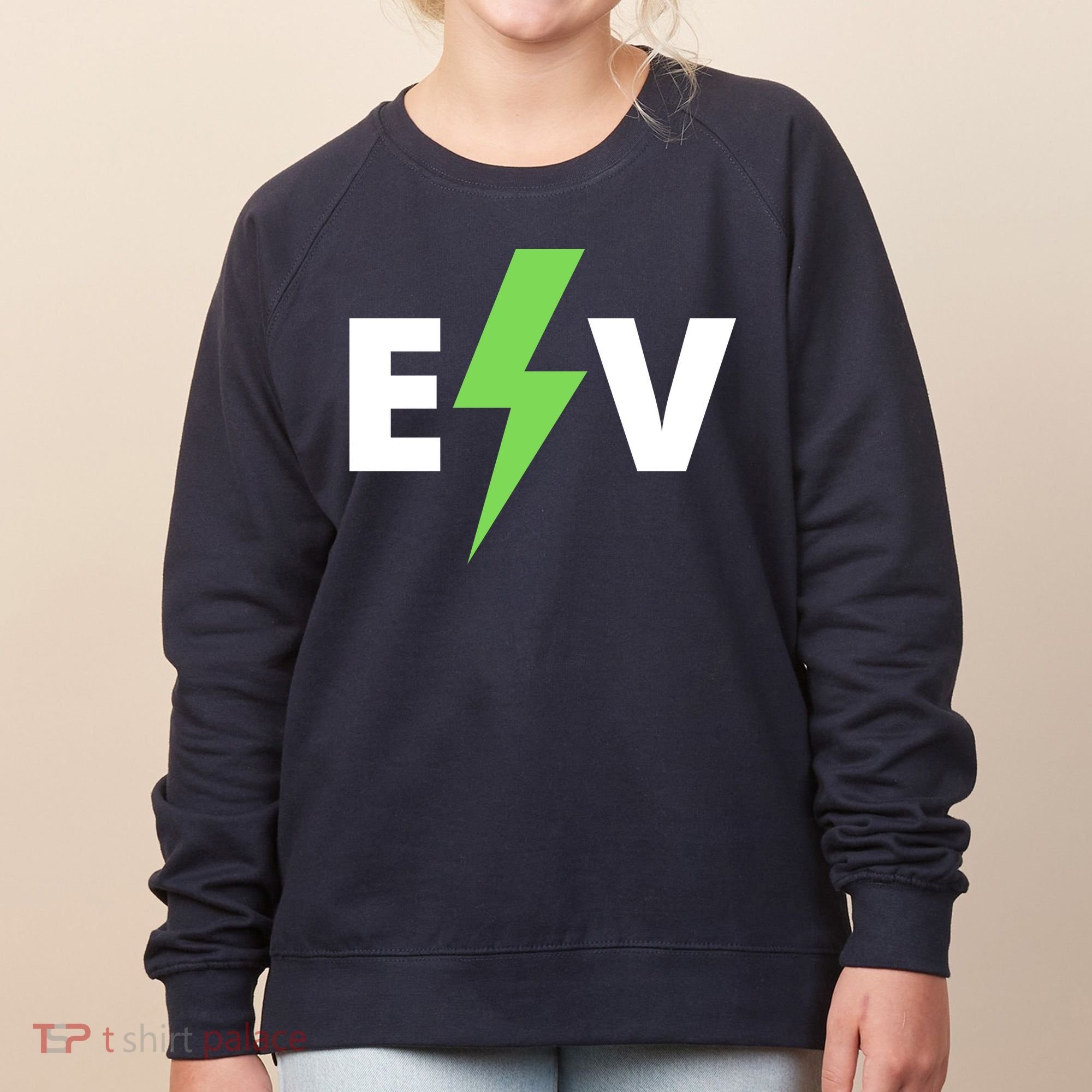 Cool EV Electric Vehicle, EV Life, Funny Electric Vehicle Women's Sweatshirt