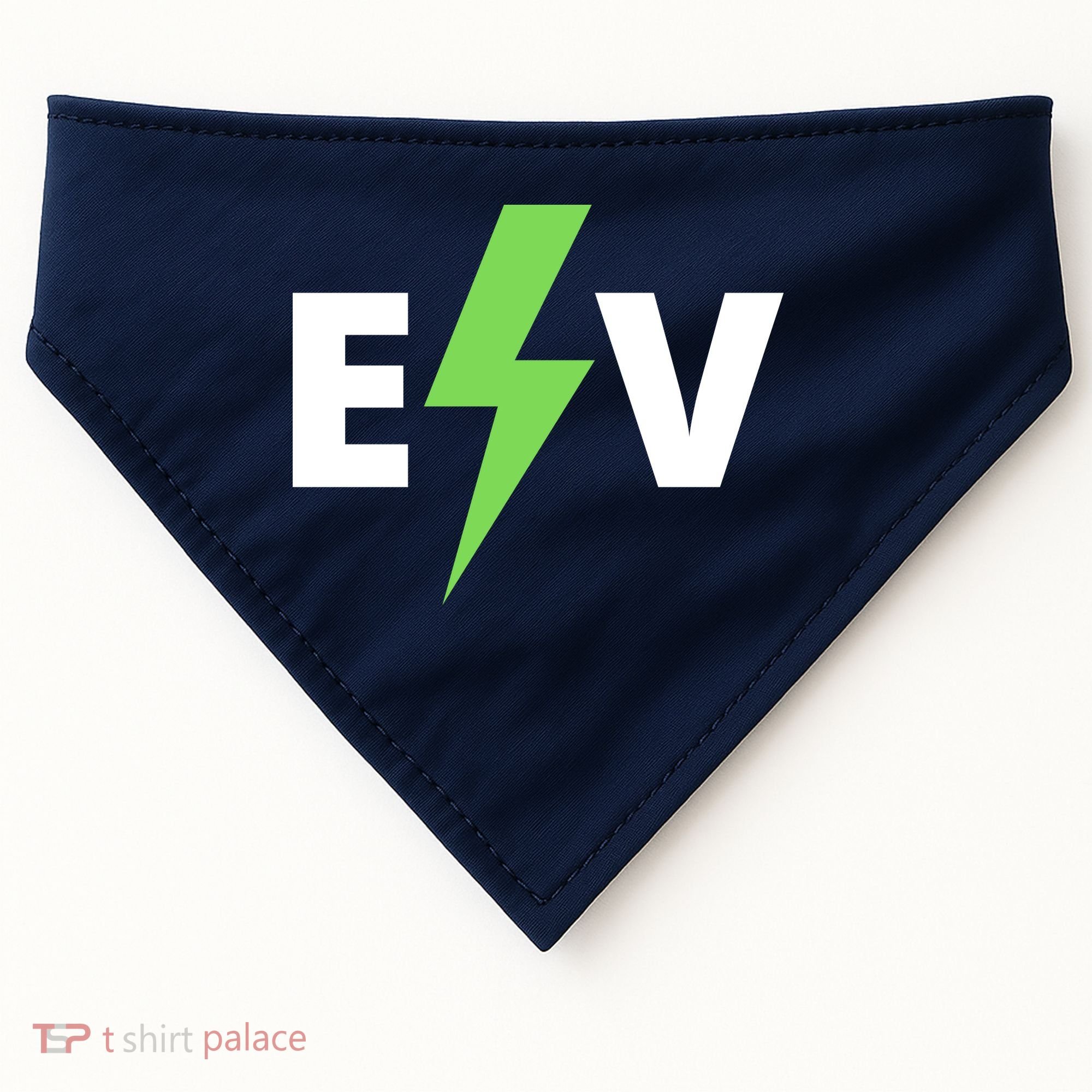 Cool EV Electric Vehicle, EV Life, Funny Electric Vehicle USA-Made Doggie Bandana
