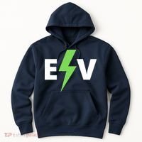 Cool EV Electric Vehicle, EV Life, Funny Electric Vehicle Hoodie thumb 0