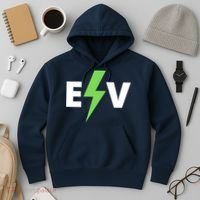 Cool EV Electric Vehicle, EV Life, Funny Electric Vehicle Hoodie thumb 3