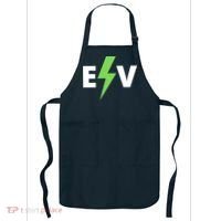 Cool EV Electric Vehicle, EV Life, Funny Electric Vehicle Apron thumb 0