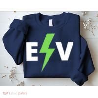Cool EV Electric Vehicle, EV Life, Funny Electric Vehicle Sweatshirt thumb 2