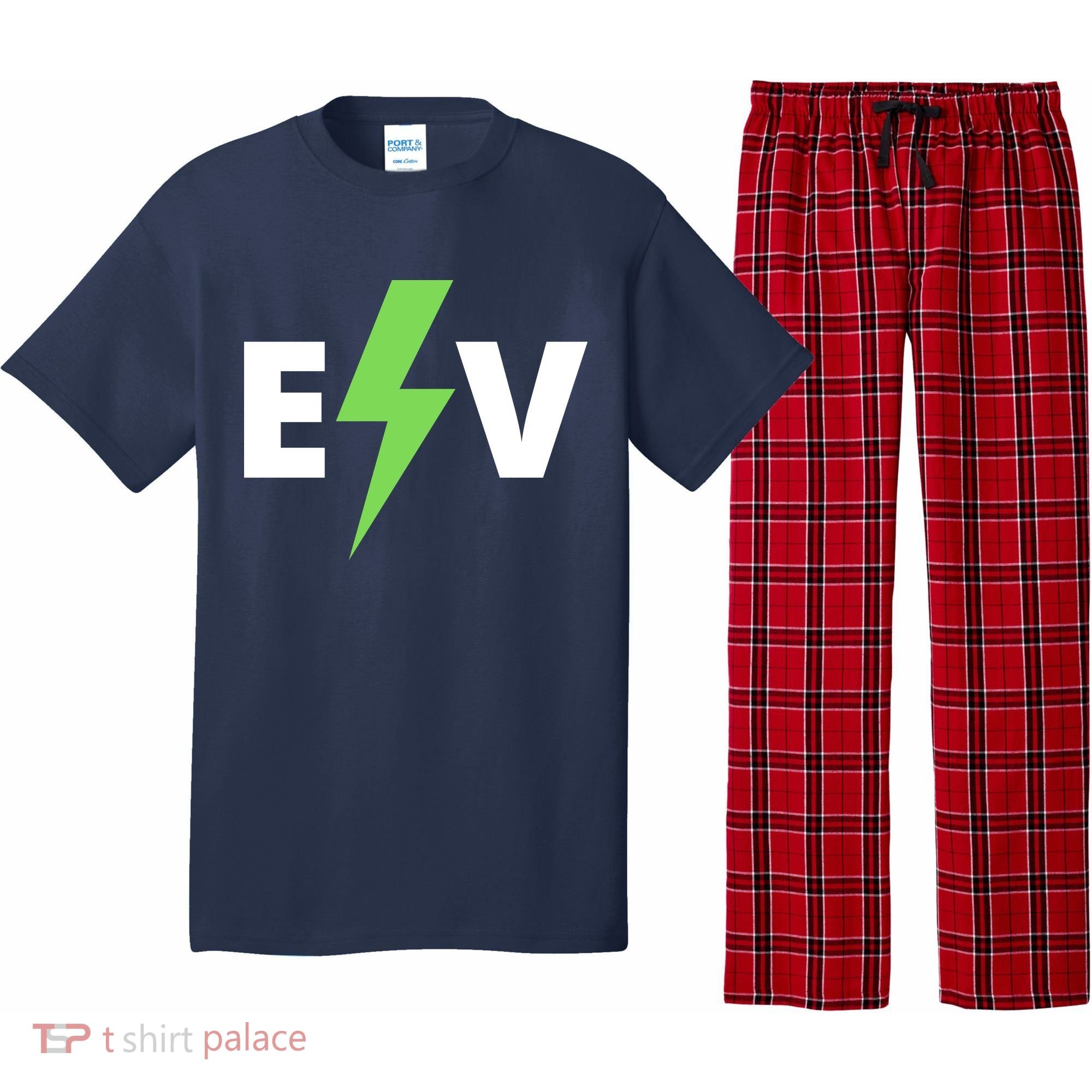 Cool EV Electric Vehicle, EV Life, Funny Electric Vehicle Pajama Set
