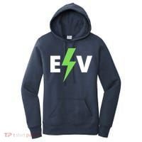 Cool EV Electric Vehicle, EV Life, Funny Electric Vehicle Women's Hoodie thumb 0