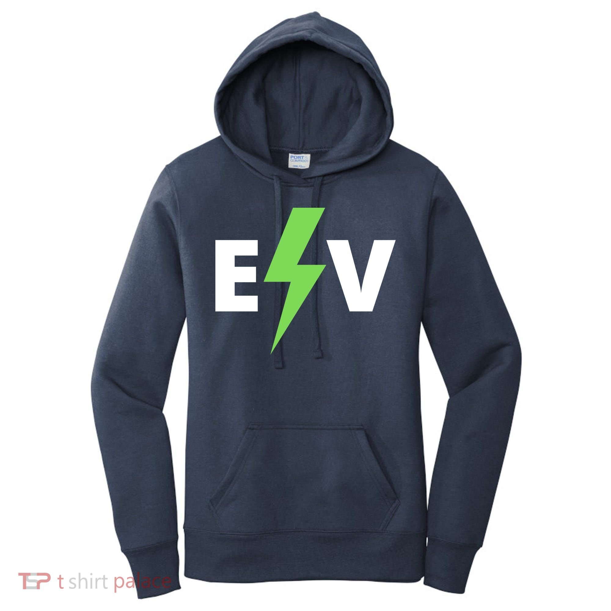 Cool EV Electric Vehicle, EV Life, Funny Electric Vehicle Women's Hoodie