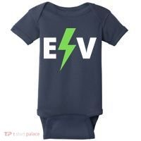 Cool EV Electric Vehicle, EV Life, Funny Electric Vehicle Baby Bodysuit thumb 0