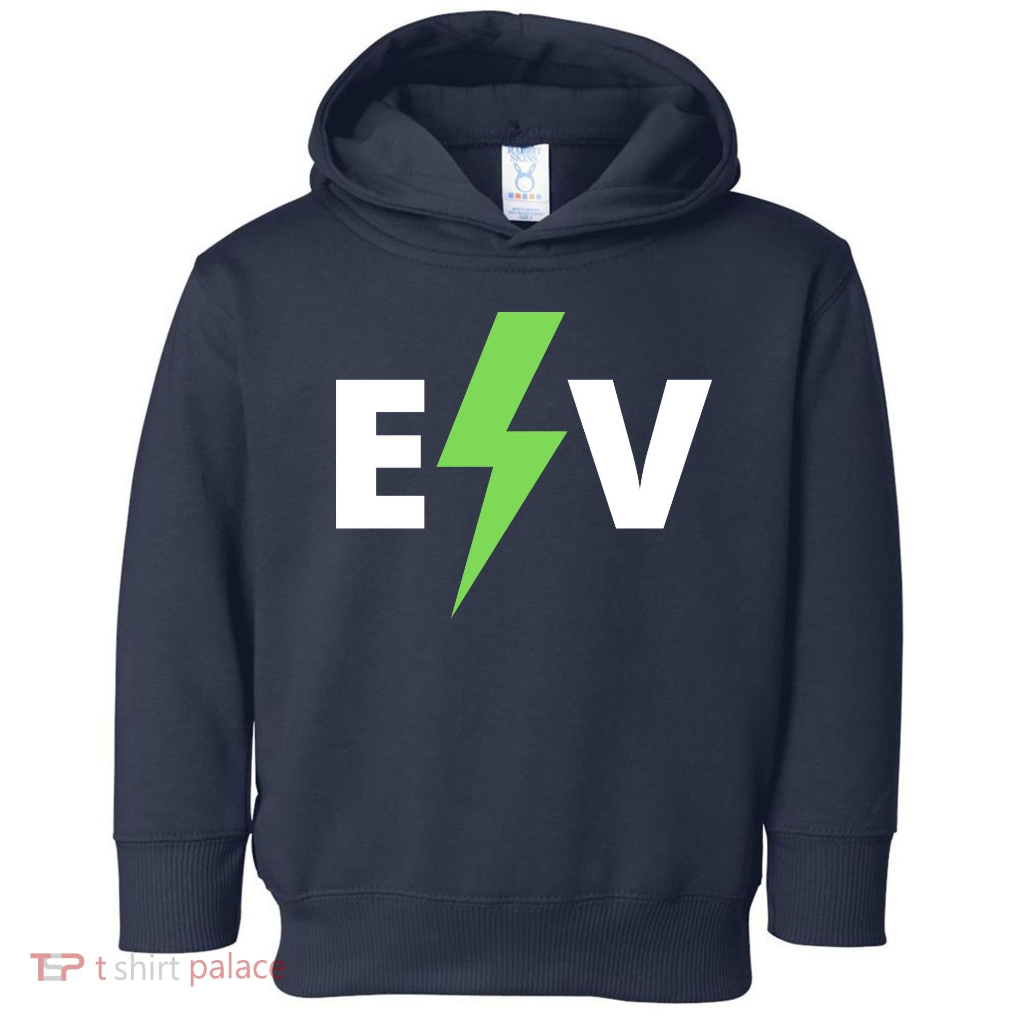 Cool EV Electric Vehicle, EV Life, Funny Electric Vehicle Toddler Hoodie