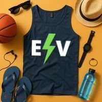 Cool EV Electric Vehicle, EV Life, Funny Electric Vehicle Tank Top thumb 4