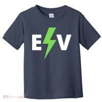 Cool EV Electric Vehicle, EV Life, Funny Electric Vehicle Toddler T-Shirt thumb 0