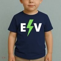 Cool EV Electric Vehicle, EV Life, Funny Electric Vehicle Toddler T-Shirt thumb 2