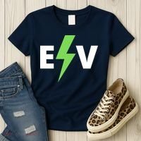 Cool EV Electric Vehicle, EV Life, Funny Electric Vehicle Women's T-Shirt thumb 3